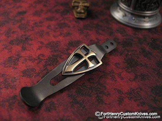 Rick Hinderer / Steel Flame - Crusader Clip - Bronze