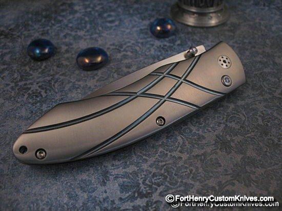 Arno Bernard - Discontinued Gentleman's Button Lock Ti Folder - Image 2