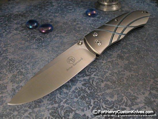 Arno Bernard - Discontinued Gentleman's Button Lock Ti Folder