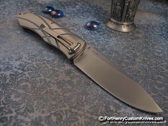 Arno Bernard - Discontinued Gentleman's Button Lock Ti Folder - Image 4