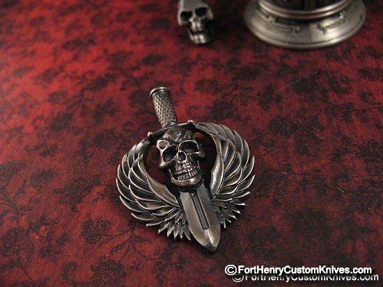 Steel Flame - XL Guardian Pendant - Image 3