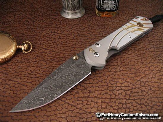 Chris Reeve - Large Sebenza 21 / Stainless Damascus Unique Graphic