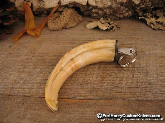 George Muller - Boar Warthog Tusk Keychain L  - Image 3