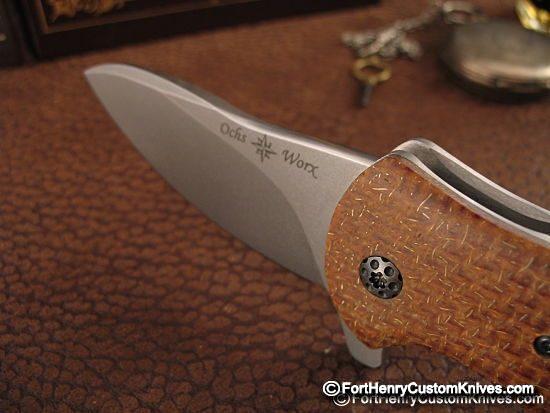 Eric Ochs One Off Peregrine Flipper Fort Henry Custom Knives