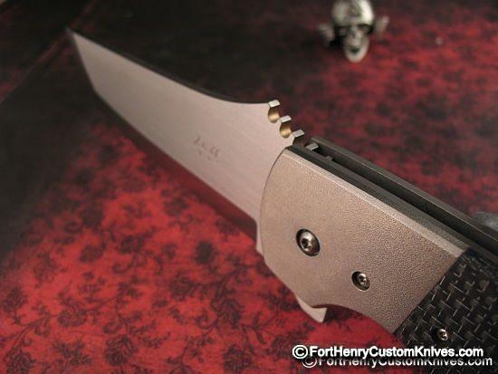 Pohan Leu - Negligence Framelock Folder - Fort Henry Custom Knives