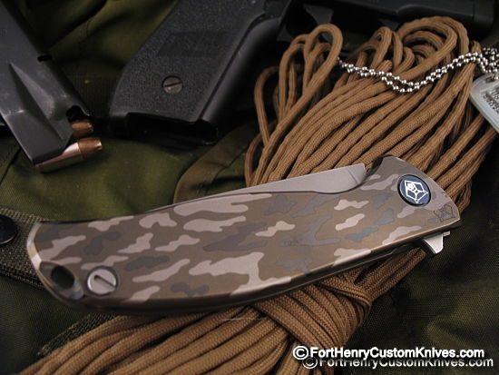 Shirogorov Knives - F95 Flipper - M390 (Camo) - Image 2