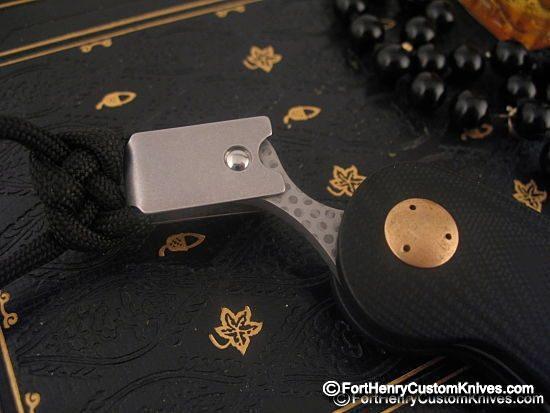 Peter Steyn - Copper Klicker Friction Folder - Neck Knife - Image 9