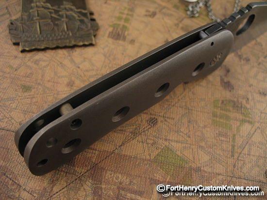Jon Mcnees Custom Knives - Rare Lefty Dixon Framelock - Image 5
