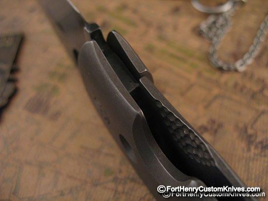 Jon Mcnees Custom Knives - Rare Lefty Dixon Framelock - Image 6