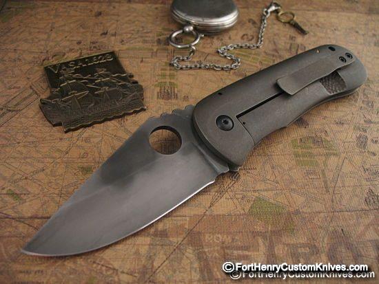 Jon Mcnees Custom Knives - Rare Lefty Dixon Framelock - Image 7