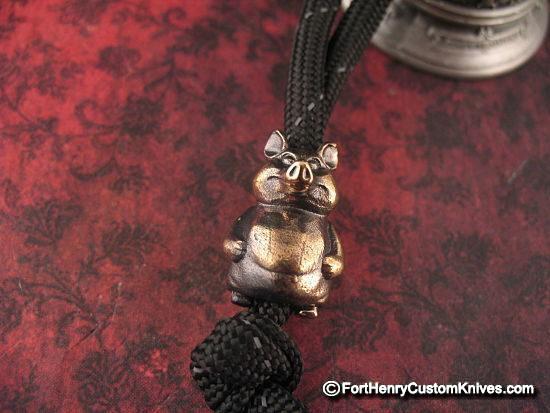 Michael Zieba - Bronze Bead - There's a New Pig in Town