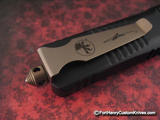 Microtech - OTF Combat Troodon D/A- Damascus - Image 6