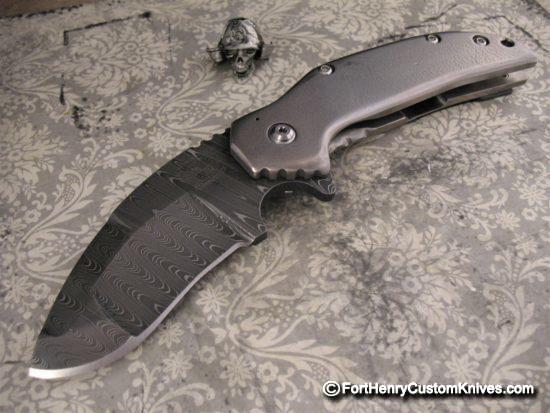 Grindhouse - Beefy Damascus FOK Flipper