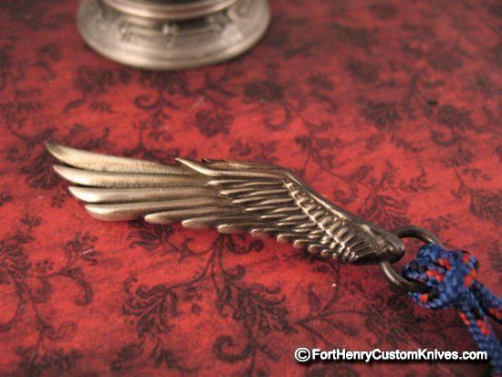 Michael Zieba - Angel Wing Bead - White Brass - Image 3