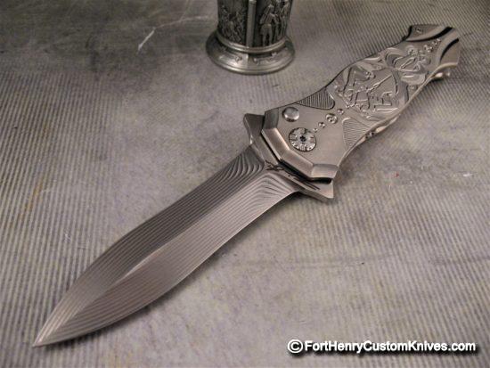 Brian Tighe - Engraved Twist Tighe Flipper
