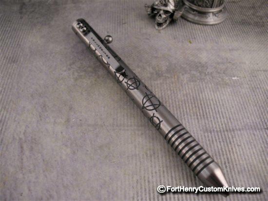 Brian Fellhoelter - TiBolt Deluxe Ti Engraved Pen  - Anarchy