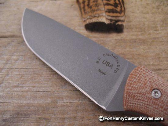 Matt Caldwell - Discontinued - Companion 2/4 Ltd - Tan Linen Micarta - Image 3