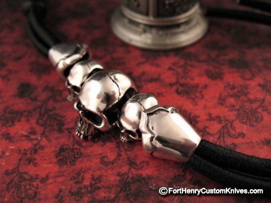 Hidetoshi Nakayama - Custom Silver Skulls Bracelet - Image 6
