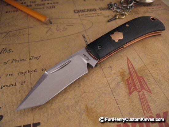 Chris Taylor - Recurve Tanto - Bog Oak Handle
