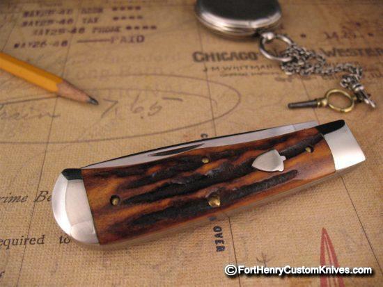 Great Eastern Cutlery - Scout Square End Trapper - Red Stag - Image 2