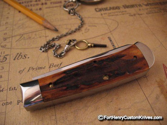 Great Eastern Cutlery - Scout Square End Trapper - Red Stag - Image 7