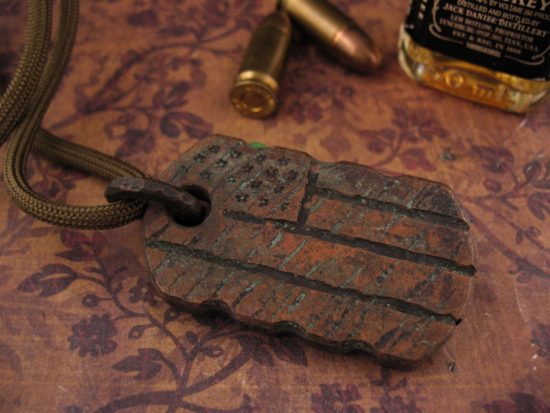 Miller Bros Dog Tag front