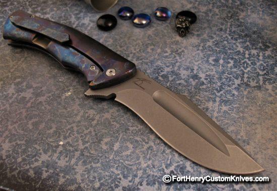 Michael Zieba / Jason Knight - Custom Blue Smoke XL-S5 Flipper - Image 5