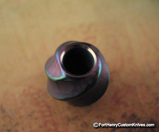 Ti_Gear_Design - Med Sculpted Ball Titanium Bead - Image 5