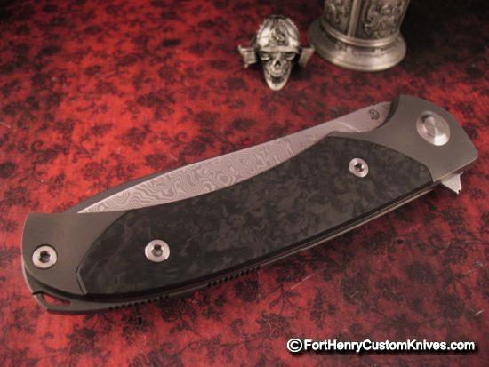 Alexander Cheburkov - Freeze XL Flipper - Stainless Damascus - Image 2