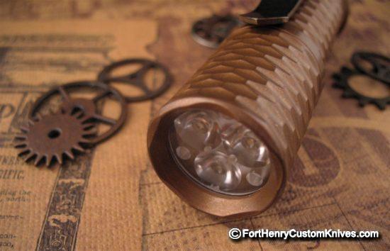 Hanko Machine Works - Copper Gunner Grip Trident - Steel Flame Clip - Image 4