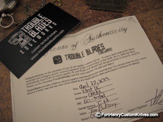 Trouble Blades - Littlest Debt Collector - Framelock - Image 9