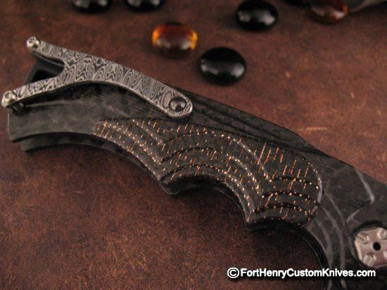 Brian Tighe  - Presentation Tighe Fighter Flipper - Damasteel - Image 7