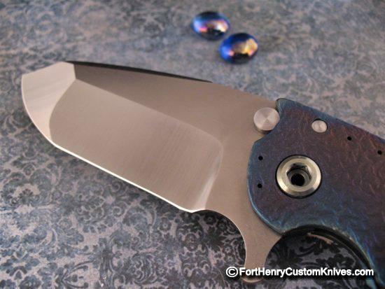 DireWare - V-5 Solo Non-Recurve Flipper - Hammered Titanium - Image 4