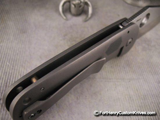 Mcnees Custom Knives - Dixon Tanto Framelock - Modified Tanto - Image 7