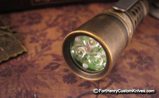 Barrel Custom Flashlight - Custom Brass M2JN - Gen 3 - Image 3