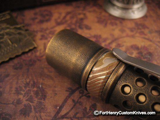 Barrel Custom Flashlight - Custom Brass M2JN - Gen 3 - Image 4