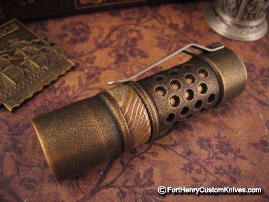 Barrel Custom Flashlight - Custom Brass M2JN - Gen 3 - Image 7