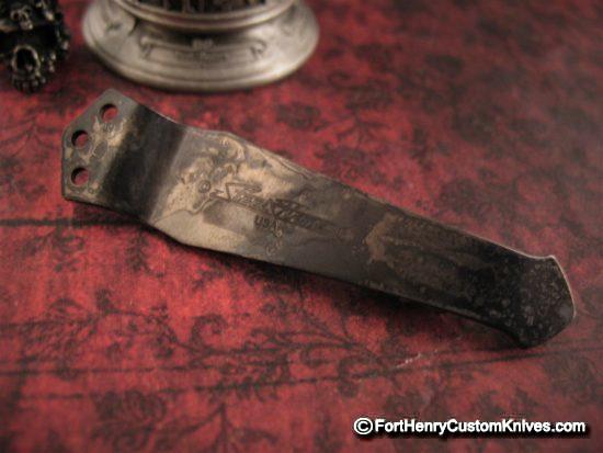 Steel Flame -  Knife Clip - Bushido Warrior w/Red Eyes - Image 4