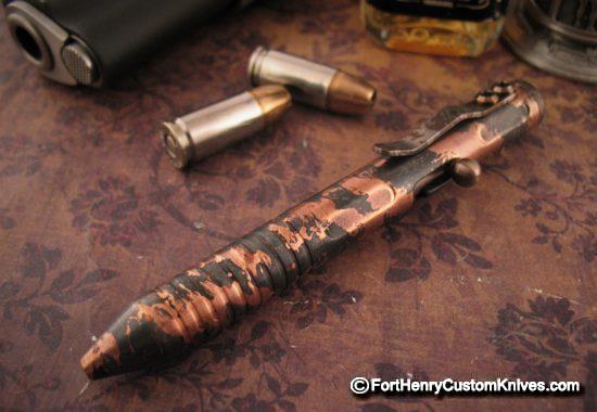 Brian Fellhoelter - TiNy Bolt Deluxe Copper Pen - Custom Finish - Image 3