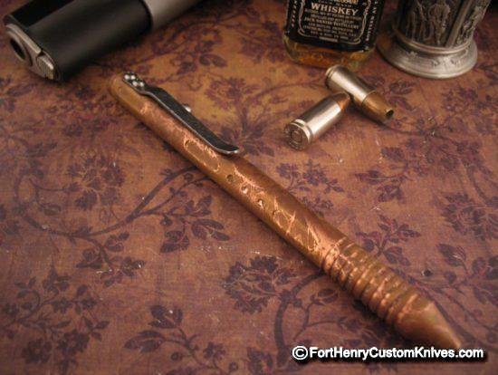 Brian Fellhoelter - TiBolt Deluxe Copper Pen - Custom Finish - Image 2