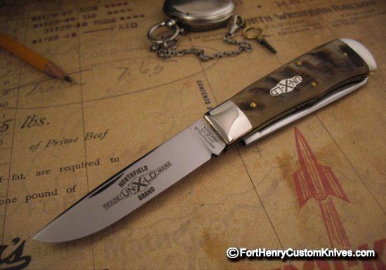 Great Eastern Cutlery - Northfield Square End Trapper - Ram's Horn - Image 4
