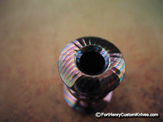 Ti_Gear_Design - Lg Spool Bead - Triple Titanium - Image 3