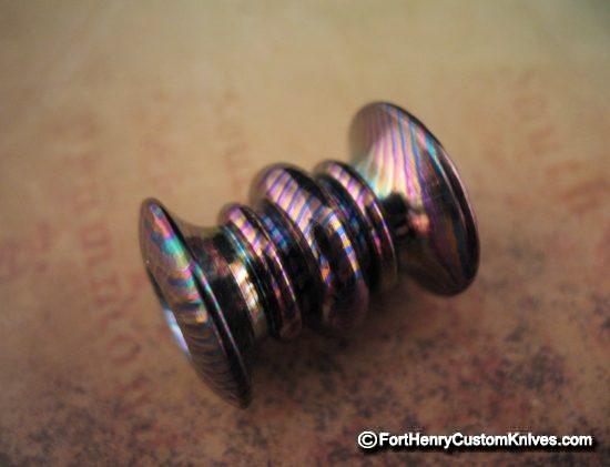 Ti_Gear_Design - Lg Spool Bead - Triple Titanium - Image 5