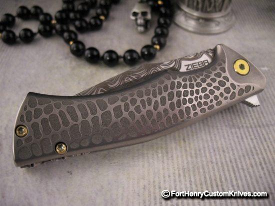 Michael Zieba / Jason Knight - Custom Mini-S5 Flipper - Silver Backspacer - Image 2