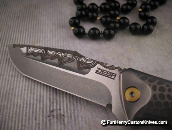 Michael Zieba / Jason Knight - Custom Mini-S5 Flipper - Silver Backspacer - Image 3