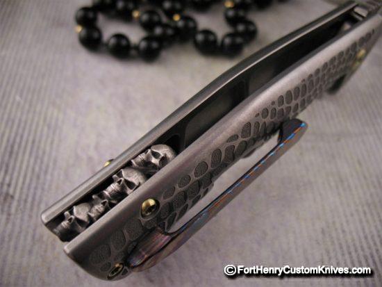 Michael Zieba / Jason Knight - Custom Mini-S5 Flipper - Silver Backspacer - Image 5