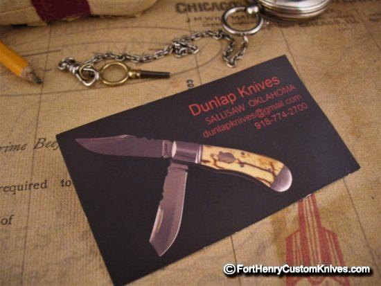 Jim Dunlap - Custom Saddlehorn Trapper - Amber Stag - Image 8