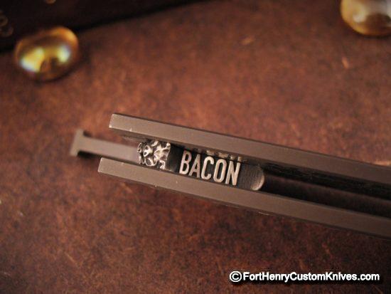 Michael Zieba - Custom Bali - Pure Silver "Got Bacon" Backspacer - Image 5