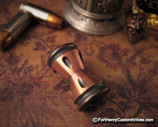 Dawson Machine Craft - Jumbo Copper Spool Lanyard Bead - Image 2