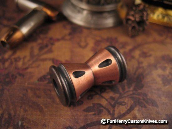 Dawson Machine Craft - Jumbo Copper Spool Lanyard Bead - Image 4